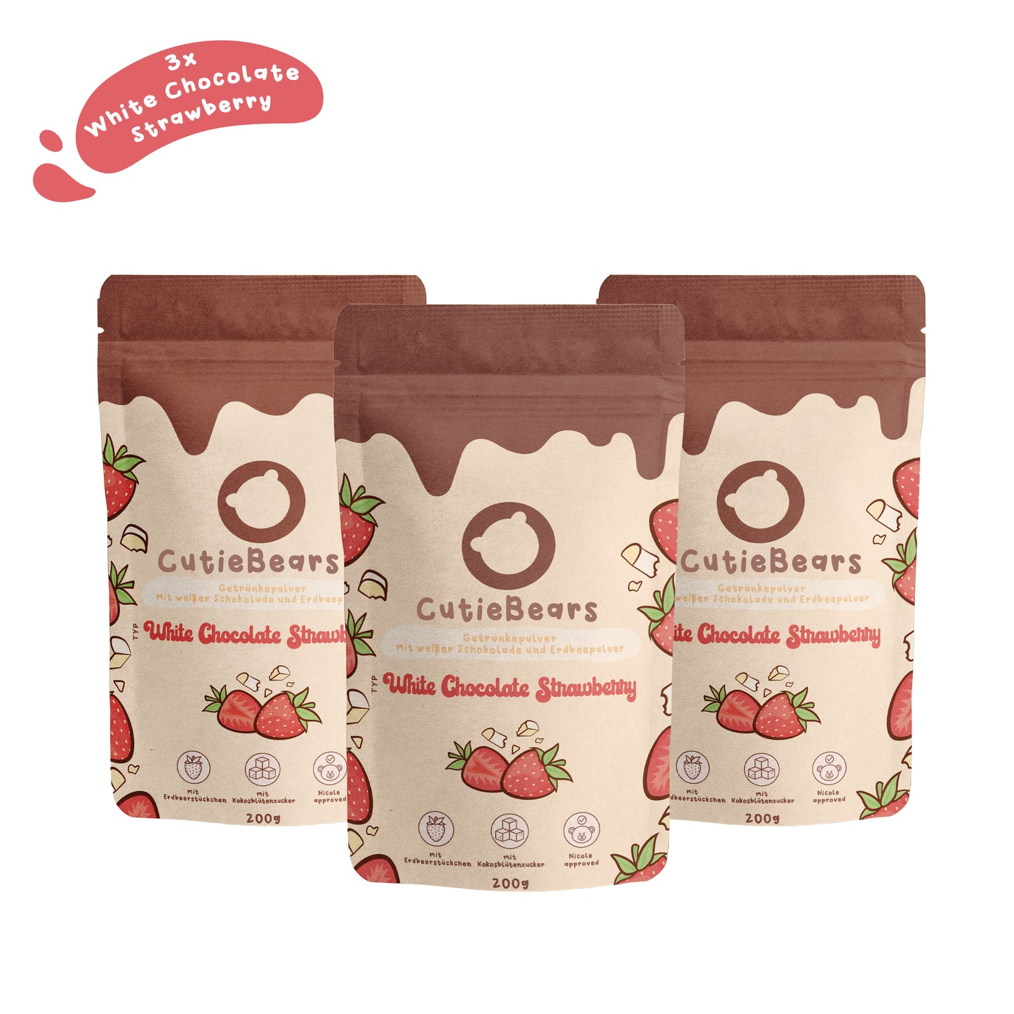 White Chocolate Strawberry Bundle